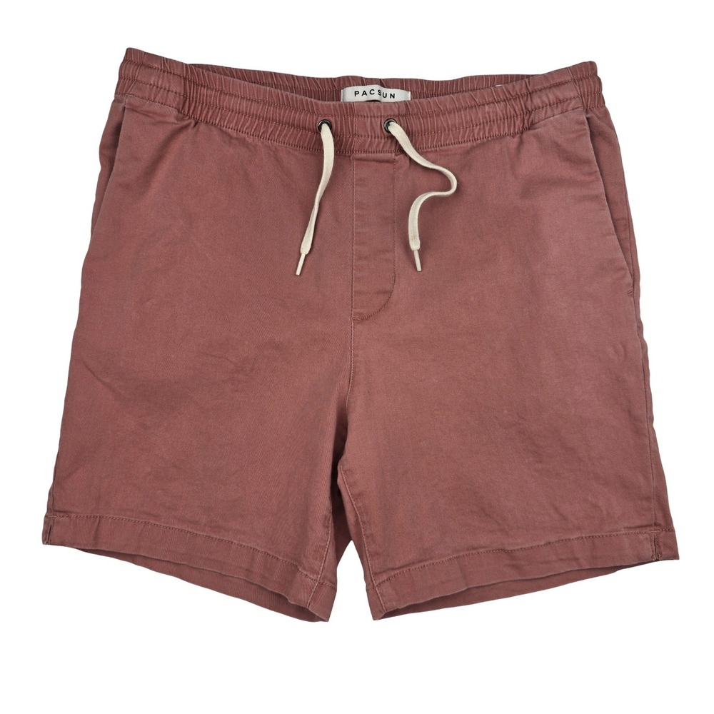 PacSun Volley Shorts Men Size M Mauve Pink Drawstring Casual Summer Beach Skater